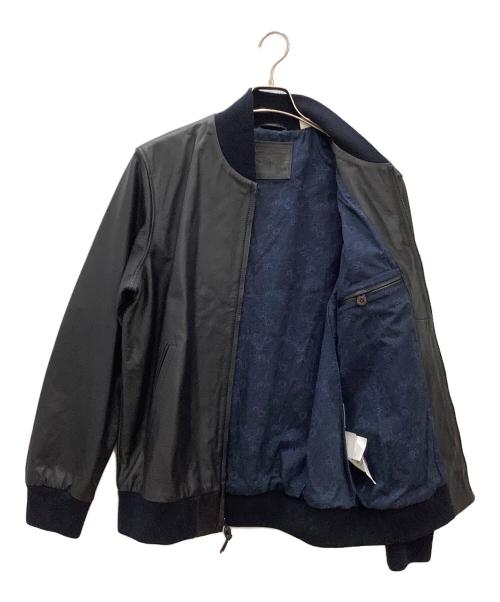 LEVI'S（リーバイス）LEVI'S (リーバイス) レザーブルゾンLEVI'Sネイビー ネイビー サイズ:SIZE Lの古着・服飾アイテム