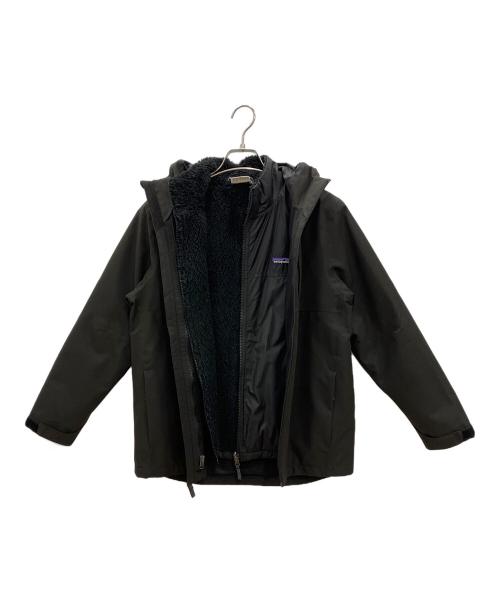 Patagonia（パタゴニア）Patagonia (パタゴニア) ライナー付きマウンテンパーカー　Patagonia　レディース　ブラック　 ブラック サイズ:XLの古着・服飾アイテム