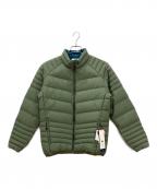 MIZUNOミズノ）の古着「ダウンジャケット　MIZUNO　メンズ　グリーン　タグ付」｜グリーン