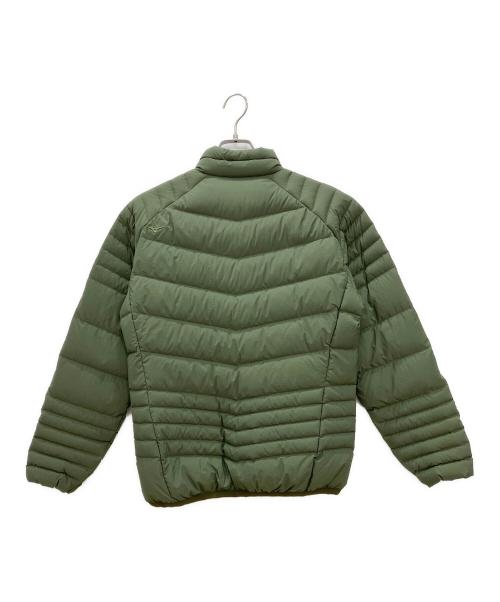 MIZUNO（ミズノ）MIZUNO (ミズノ) ダウンジャケット　MIZUNO　メンズ　グリーン　タグ付 グリーン サイズ:Mの古着・服飾アイテム