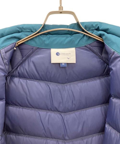 MIZUNO（ミズノ）MIZUNO (ミズノ) ダウンジャケット　MIZUNO　メンズ　グリーン　タグ付 グリーン サイズ:Mの古着・服飾アイテム