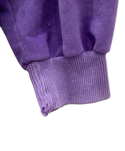 adidas（アディダス）adidas (アディダス) ベロアトラックジャケット　adidas　パープル　ヨゴレ有　70s VENTEX社製 PRODUCTION @ 古着 パープル サイズ:不明の古着・服飾アイテム