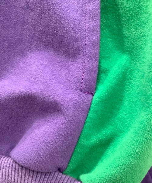 adidas（アディダス）adidas (アディダス) ベロアトラックジャケット　adidas　パープル　ヨゴレ有　70s VENTEX社製 PRODUCTION @ 古着 パープル サイズ:不明の古着・服飾アイテム