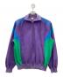adidas（アディダス）の古着「ベロアトラックジャケット　adidas　パープル　ヨゴレ有　70s VENTEX社製 PRODUCTION @ 古着」｜パープル