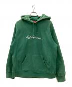 SUPREMEシュプリーム）の古着「プルオーバーパーカー　Supreme　メンズ　グリーン　Classic Script」｜グリーン