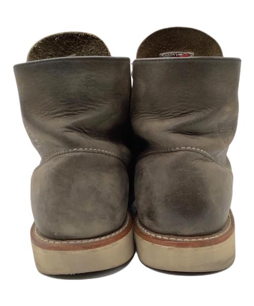 RED WING（レッドウィング）RED WING (レッドウィング) ROUNDE-TOE BOOTS　メンズ　チャコールグレー　USA製 チャコールグレー サイズ:25.5の古着・服飾アイテム