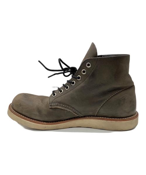 RED WING（レッドウィング）RED WING (レッドウィング) ROUNDE-TOE BOOTS　メンズ　チャコールグレー　USA製 チャコールグレー サイズ:25.5の古着・服飾アイテム