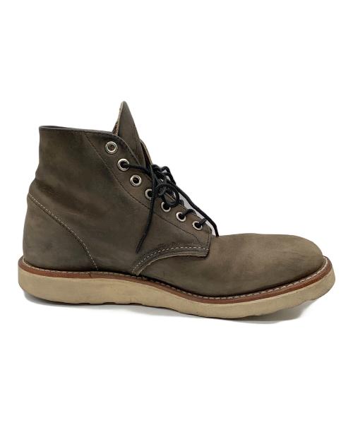 RED WING（レッドウィング）RED WING (レッドウィング) ROUNDE-TOE BOOTS　メンズ　チャコールグレー　USA製 チャコールグレー サイズ:25.5の古着・服飾アイテム