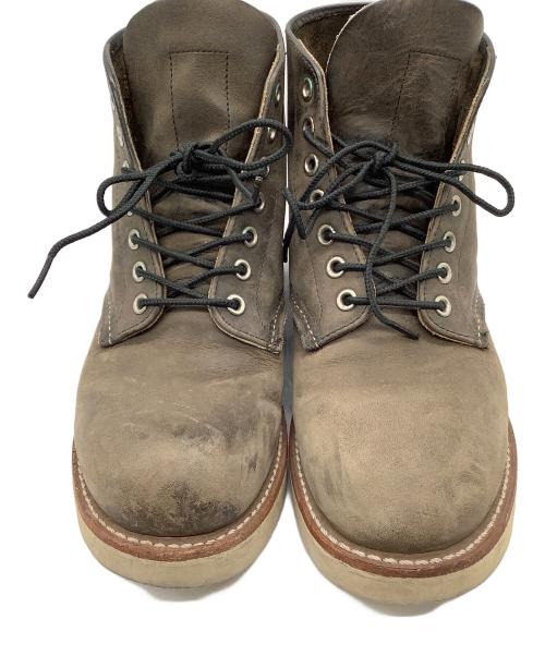 RED WING（レッドウィング）RED WING (レッドウィング) ROUNDE-TOE BOOTS　メンズ　チャコールグレー　USA製 チャコールグレー サイズ:25.5の古着・服飾アイテム