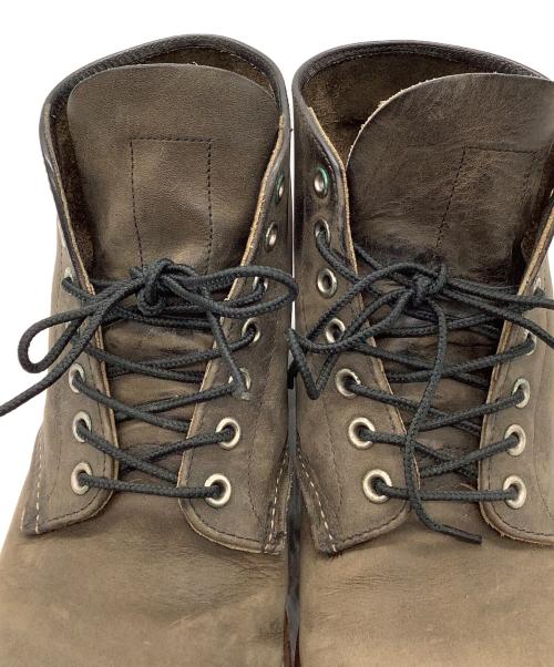 RED WING（レッドウィング）RED WING (レッドウィング) ROUNDE-TOE BOOTS　メンズ　チャコールグレー　USA製 チャコールグレー サイズ:25.5の古着・服飾アイテム