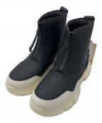 shakaシャカ）の古着「フロントジップブーツ　SHAKA　レディース　ブラック　タグ付」｜ブラック