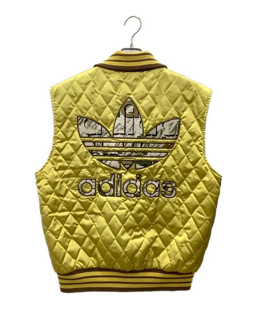 adidas Originals（アディダスオリジナル）adidas Originals (アディダスオリジナル) キルティングベスト イエロー サイズ:Mの古着・服飾アイテム