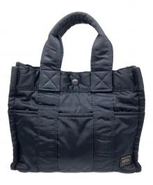 HEAD PORTER（ヘッドポーター）の古着「トートバッグ　HEAD PORTER　タンカー　ネイビー　細かい毛玉有」｜ネイビー