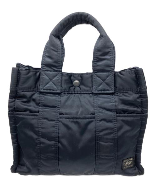 HEAD PORTER（ヘッドポーター）HEAD PORTER (ヘッドポーター) トートバッグ　HEAD PORTER　タンカー　ネイビー　細かい毛玉有 ネイビーの古着・服飾アイテム