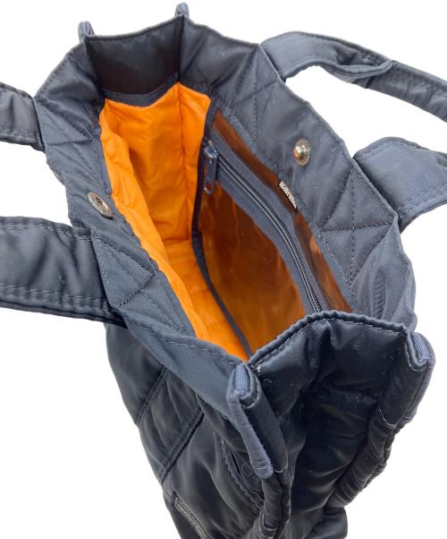 HEAD PORTER（ヘッドポーター）HEAD PORTER (ヘッドポーター) トートバッグ　HEAD PORTER　タンカー　ネイビー　細かい毛玉有 ネイビーの古着・服飾アイテム