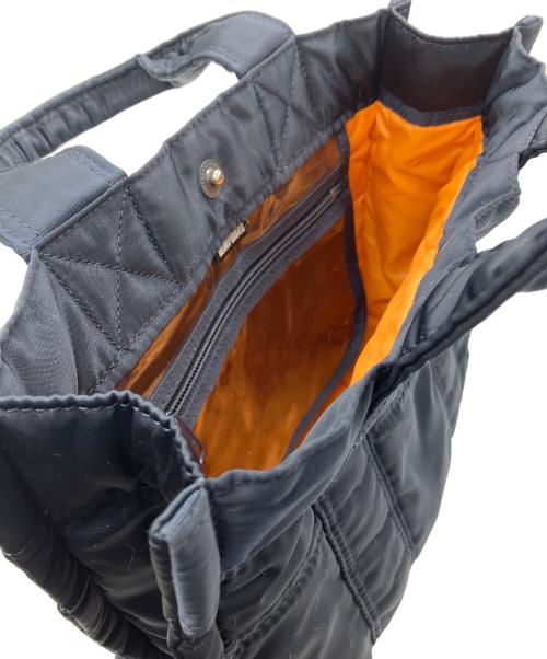 HEAD PORTER（ヘッドポーター）HEAD PORTER (ヘッドポーター) トートバッグ　HEAD PORTER　タンカー　ネイビー　細かい毛玉有 ネイビーの古着・服飾アイテム