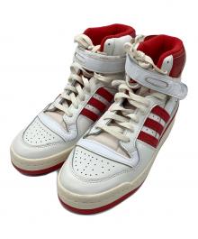 adidas（アディダス）の古着「ハイカットスニーカー　adidas　メンズ　GY6972　Forum 84 HI Cloud White Team Red」｜レッド×ホワイト