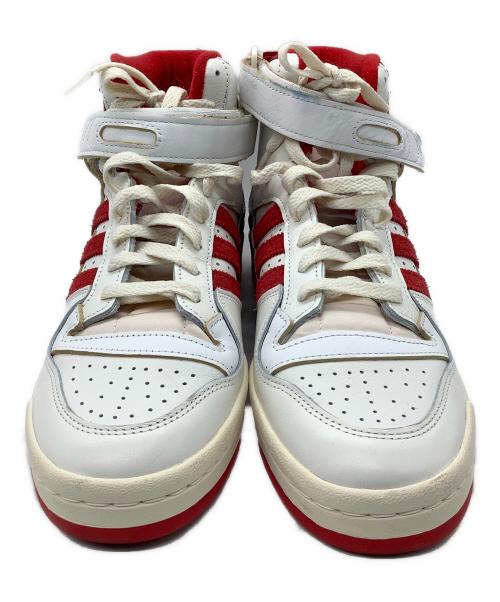 adidas（アディダス）adidas (アディダス) ハイカットスニーカー　adidas　メンズ　GY6972　Forum 84 HI Cloud White Team Red レッド×ホワイト サイズ:27の古着・服飾アイテム