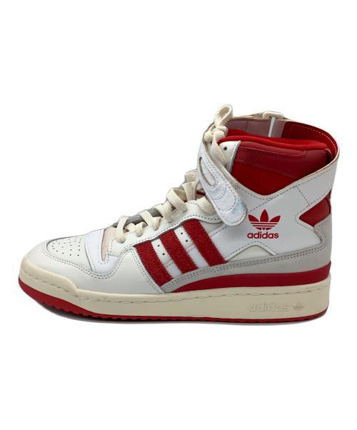 adidas（アディダス）adidas (アディダス) ハイカットスニーカー　adidas　メンズ　GY6972　Forum 84 HI Cloud White Team Red レッド×ホワイト サイズ:27の古着・服飾アイテム