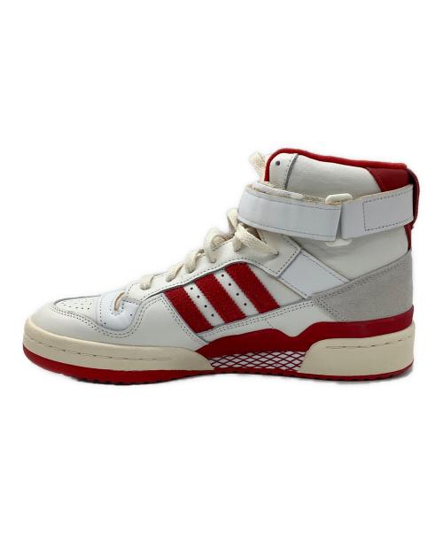 adidas（アディダス）adidas (アディダス) ハイカットスニーカー　adidas　メンズ　GY6972　Forum 84 HI Cloud White Team Red レッド×ホワイト サイズ:27の古着・服飾アイテム