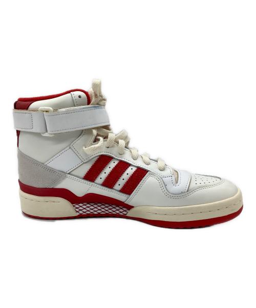 adidas（アディダス）adidas (アディダス) ハイカットスニーカー　adidas　メンズ　GY6972　Forum 84 HI Cloud White Team Red レッド×ホワイト サイズ:27の古着・服飾アイテム