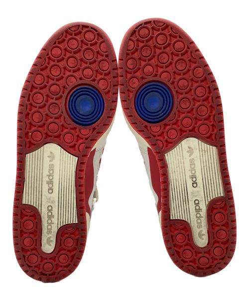 adidas（アディダス）adidas (アディダス) ハイカットスニーカー　adidas　メンズ　GY6972　Forum 84 HI Cloud White Team Red レッド×ホワイト サイズ:27の古着・服飾アイテム