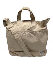 PORTER（ポーター）の古着「ショルダートートバッグ　フェイバー　ベージュ」｜ベージュ