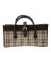 BURBERRY（バーバリー）の古着「ハンドバッグ　BURBERRY　レディース　ブラウン　チェック」｜ブラウン