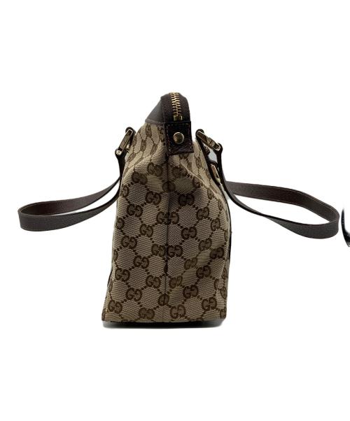 GUCCI（グッチ）GUCCI (グッチ) トートバッグ　GUCCI　レディース　ベージュ　GGキャンバス ベージュの古着・服飾アイテム