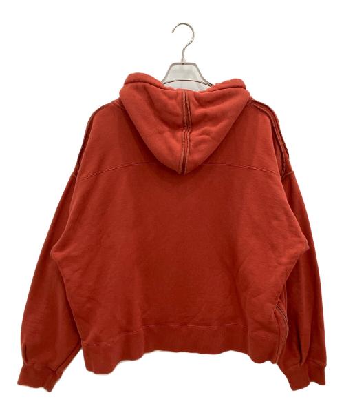 YOKE（ヨーク）YOKE (ヨーク) ハーフジップスウェット レッド サイズ:3の古着・服飾アイテム