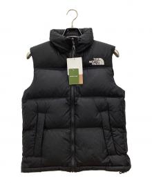 THE NORTH FACE（ザ ノース フェイス）の古着「ダウンジャケット　THE NORTH FACE　レディース　ブラック　タグ付　ヌプシベスト」｜ブラック