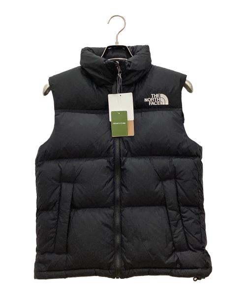 THE NORTH FACE（ザ ノース フェイス）THE NORTH FACE (ザ ノース フェイス) ダウンジャケット　THE NORTH FACE　レディース　ブラック　タグ付　ヌプシベスト ブラック サイズ:Lの古着・服飾アイテム