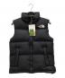 THE NORTH FACE（ザ ノース フェイス）の古着「ダウンジャケット　THE NORTH FACE　レディース　ブラック　タグ付　ヌプシベスト」｜ブラック