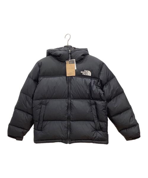 THE NORTH FACE（ザ ノース フェイス）THE NORTH FACE (ザ ノース フェイス) ダウンジャケット　THE NORTH FACE　メンズ　ブラック　タグ付　ヌプシフーディー　 ブラック サイズ:Lの古着・服飾アイテム
