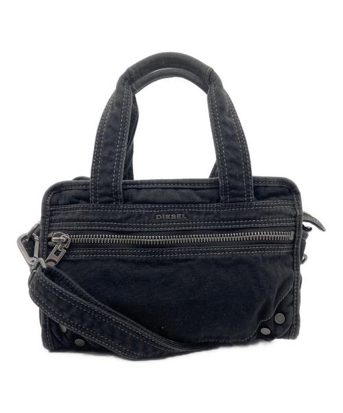 DIESEL（ディーゼル）DIESEL (ディーゼル) 2wayデニムショルダーバッグ ブラックの古着・服飾アイテム