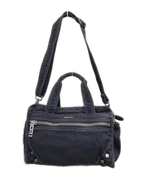 DIESEL（ディーゼル）DIESEL (ディーゼル) 2wayデニムショルダーバッグ ブラックの古着・服飾アイテム