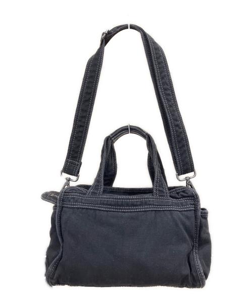 DIESEL（ディーゼル）DIESEL (ディーゼル) 2wayデニムショルダーバッグ ブラックの古着・服飾アイテム