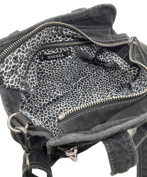 DIESEL（ディーゼル）DIESEL (ディーゼル) 2wayデニムショルダーバッグ ブラックの古着・服飾アイテム