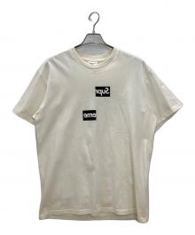 SUPREME×COMME des GARCONS（シュプリーム×コムデギャルソン）の古着「半袖カットソー　Supreme　COMME des GARCONS　メンズ　ホワイト」｜ホワイト