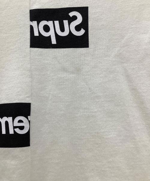 SUPREME（シュプリーム）SUPREME (シュプリーム) COMME des GARCONS (コムデギャルソン) 半袖カットソー　Supreme　COMME des GARCONS　メンズ　ホワイト ホワイト サイズ:Lの古着・服飾アイテム