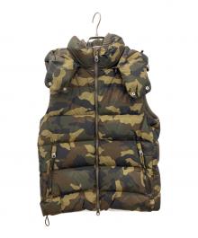 JOHNBULL（ジョンブル）の古着「ダウンベスト　Johnbull　メンズ　オリーブ」｜オリーブ