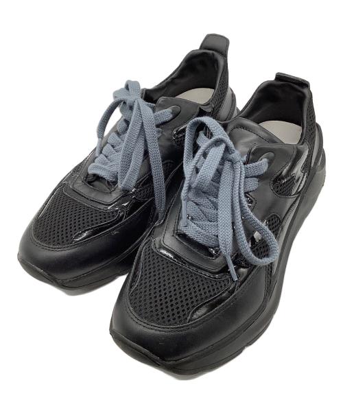 D.A.T.E.（デイト）D.A.T.E. (デイト) ローカットスニーカー　D.A.T.E.　レディース　ブラック　FUGA PATENT BLACK ブラック サイズ:25.5の古着・服飾アイテム