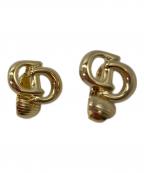 Christian Diorクリスチャン ディオール）の古着「CDロゴイヤリング」｜ゴールド