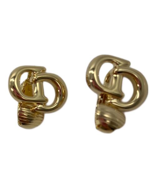 Christian Dior（クリスチャン ディオール）Christian Dior (クリスチャン ディオール) CDロゴイヤリング ゴールドの古着・服飾アイテム