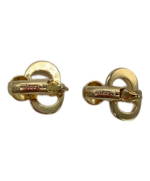 Christian Dior（クリスチャン ディオール）Christian Dior (クリスチャン ディオール) CDロゴイヤリング ゴールドの古着・服飾アイテム