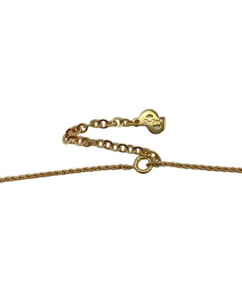 Christian Dior（クリスチャン ディオール）Christian Dior (クリスチャン ディオール) CDロゴネックレス ゴールドの古着・服飾アイテム