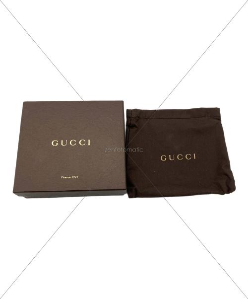 GUCCI（グッチ）GUCCI (グッチ) 2つ折り財布　GUCCI　ゴールド　GG総柄　ハートプレート ゴールドの古着・服飾アイテム