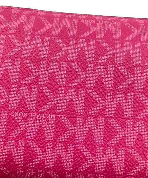 MICHAEL KORS（マイケル・コース）MICHAEL KORS (マイケル・コース) 長財布　シグネチャー　ピンクの古着・服飾アイテム