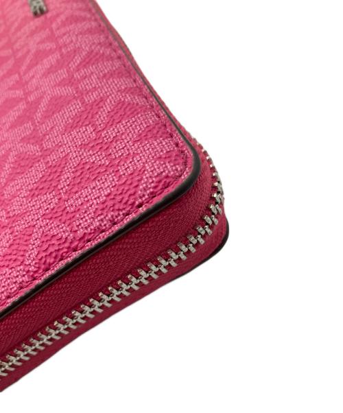 MICHAEL KORS（マイケル・コース）MICHAEL KORS (マイケル・コース) 長財布　シグネチャー　ピンクの古着・服飾アイテム