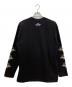 WILDSIDE BROSH YOHJI YAMAMOTO (ヨウジヤマモト) 長袖カットソー　WILDSIDE BROSH　メンズ　ブラック　TATTOO Long Sleeve T-Shirt ブラック サイズ:4：8000円